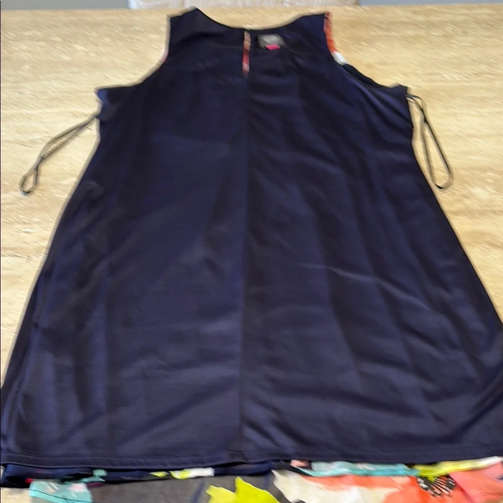 NWOT Floral Sleeveless Dress, measurement in photos, absolutely no flaws. - Picture 9 of 11